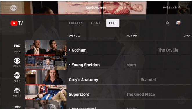 Youtube tv on apple tv online app